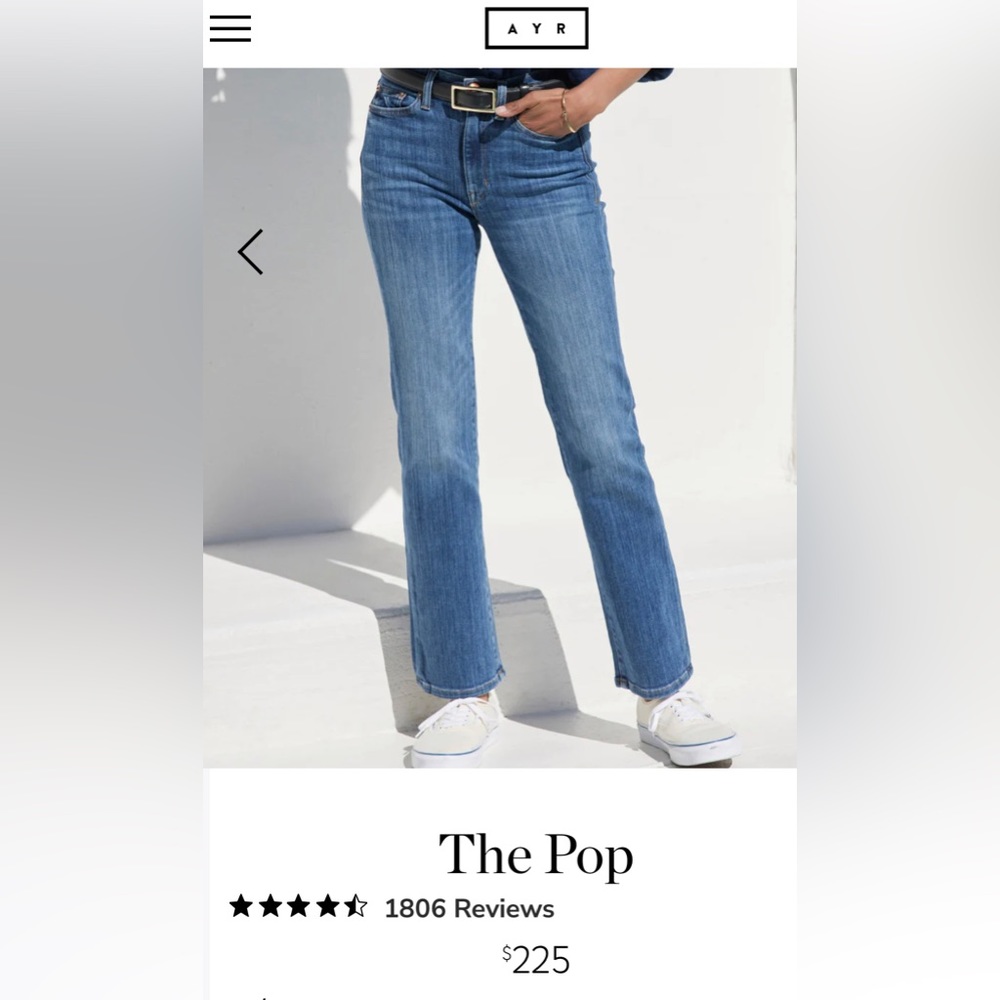 AYR The Pop Medium blue wash